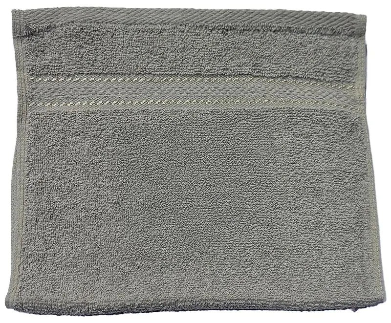 Uterák viskóza Fancy 30x50 cm P12 sivý