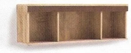 Polica P22, 140cm, wenge