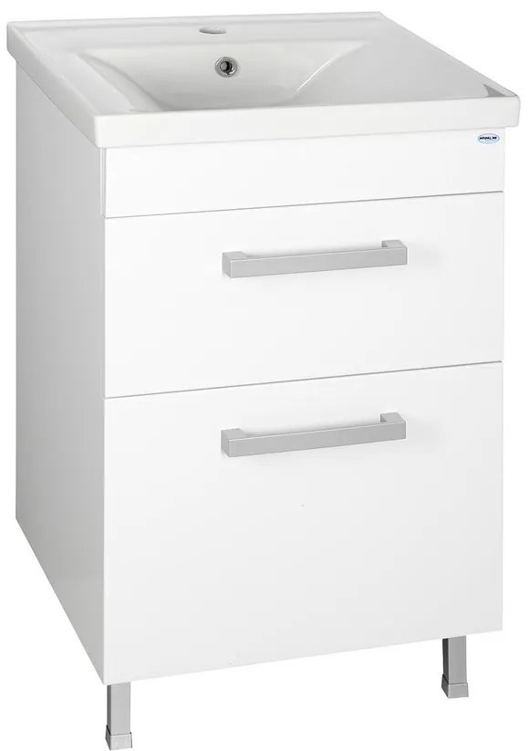 Aqualine Aqualine, SAVA 55 nábytkové umývadlo 55x46x16,5 cm, 2055