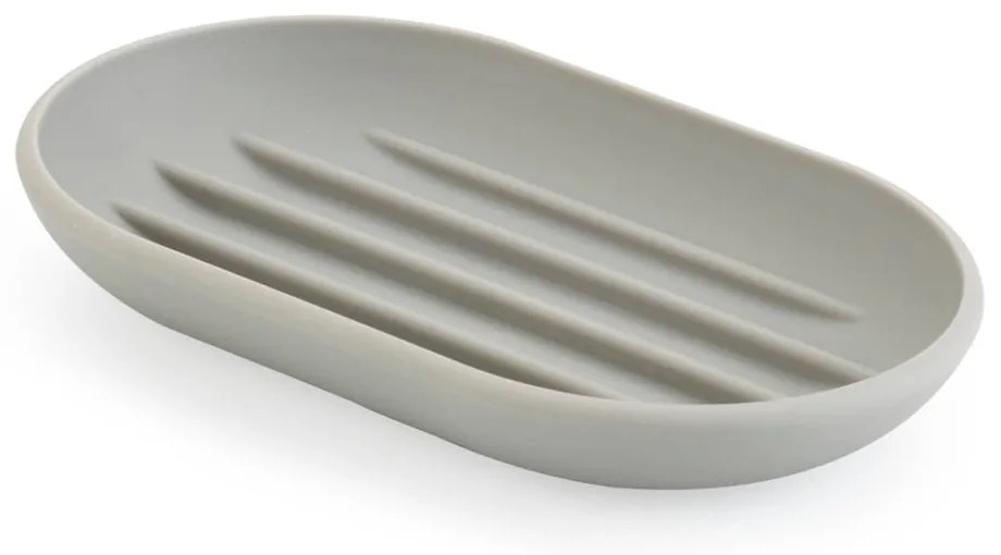 Sivá plastová mydlenka Touch – Umbra