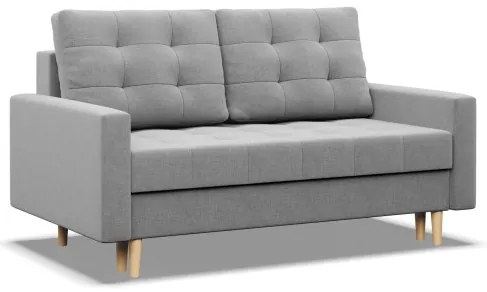 Dvojmiestna pohovka ELMA rozkladacia, sivá