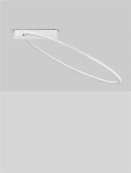 LED stmievateľné biele moderné stropné svietidlo Kiklos
