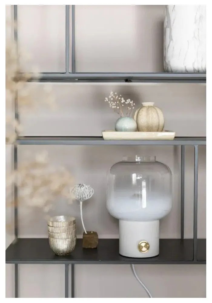 Biela stolová lampa Zuiver Moody