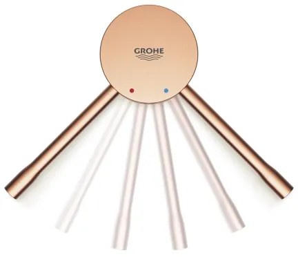 GROHE 33624DL1 - Vaňová batéria ESSENCE 193 mm bronzová