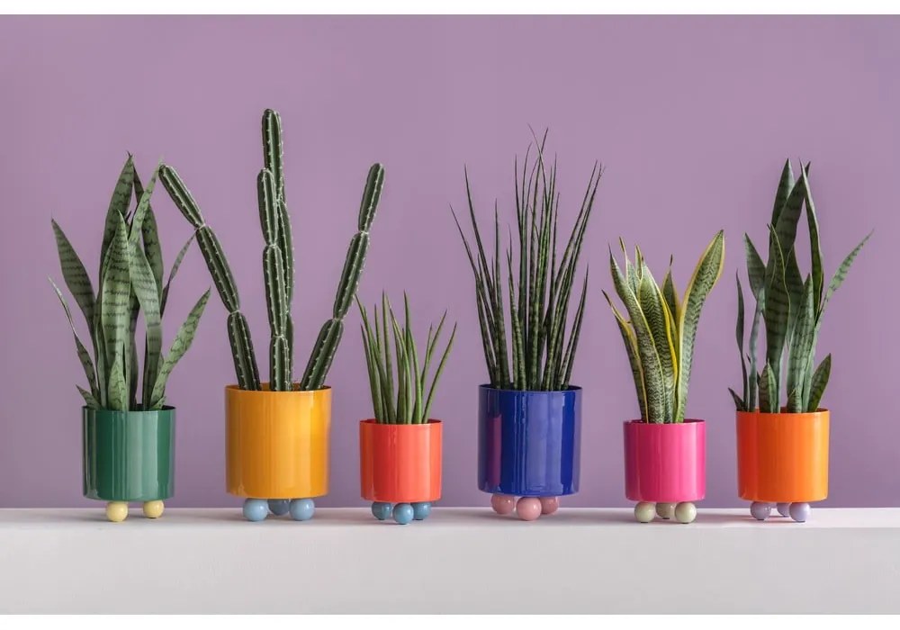 Kovový obal na kvetináč ø 20 cm Double Funky – PT LIVING