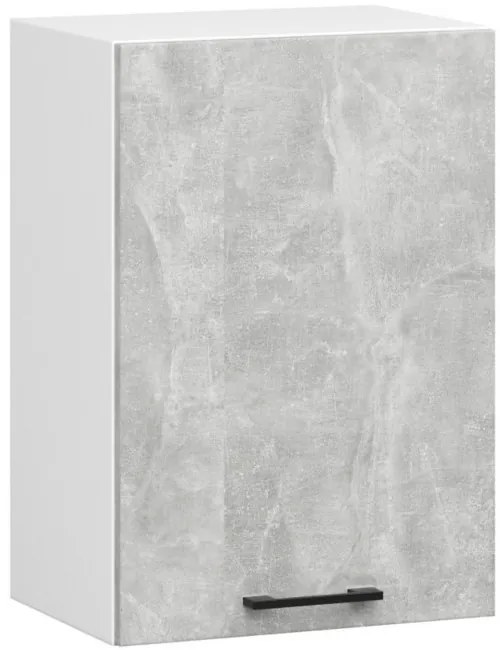 Horná kuchynská skrinka OLIWIA W50 H580 biela / betón