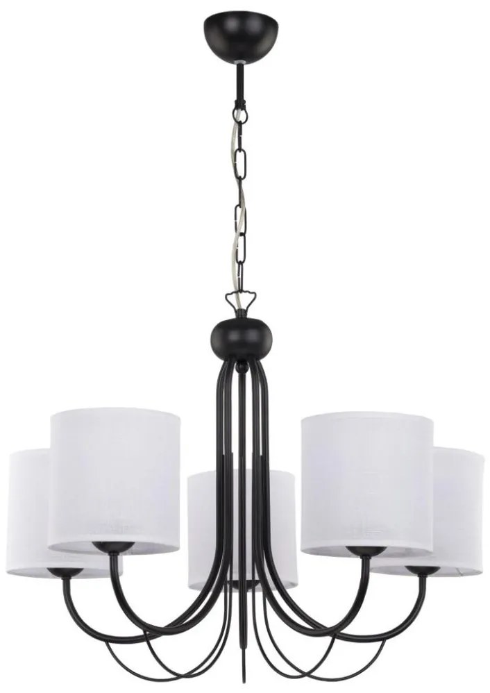 Jupiter 1483 - Luster na reťazi KASKADA 5xE27/60W/230V