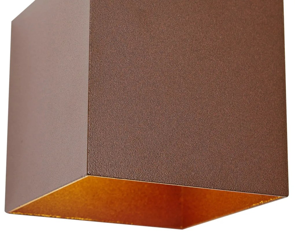 Vonkajšie nástenné svietidlo hrdzavo hnedé vrátane LED 2-svetiel IP65 solárne - Charlene