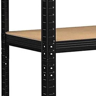 Regál 180x90x40 cm čierny