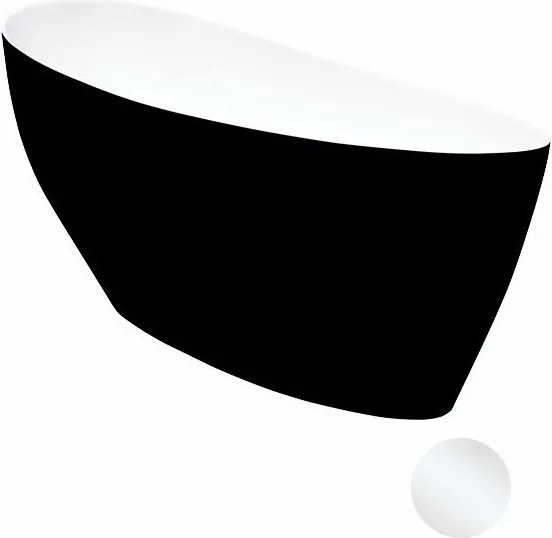 Besco Voľne stojaca vaňa z liateho mramoru Keya BW Matt 165x70 BESCO-Typ výpuste: Click-Clack s vrchným čistením, grafit, BESCO-Rozmery: 163,5x70,5, …