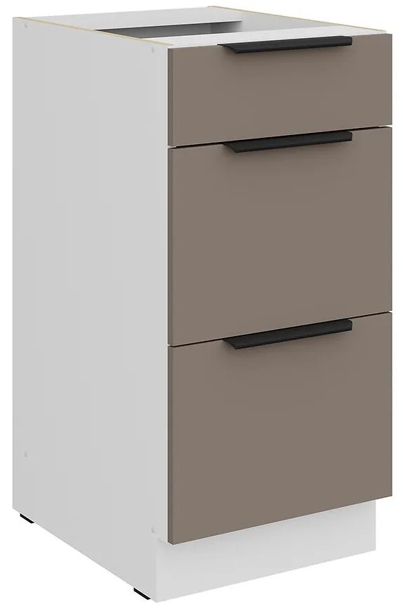 Kuchynská skrinka Aria-Ta/Wh Anti Fingerprint 40d 3s Bb