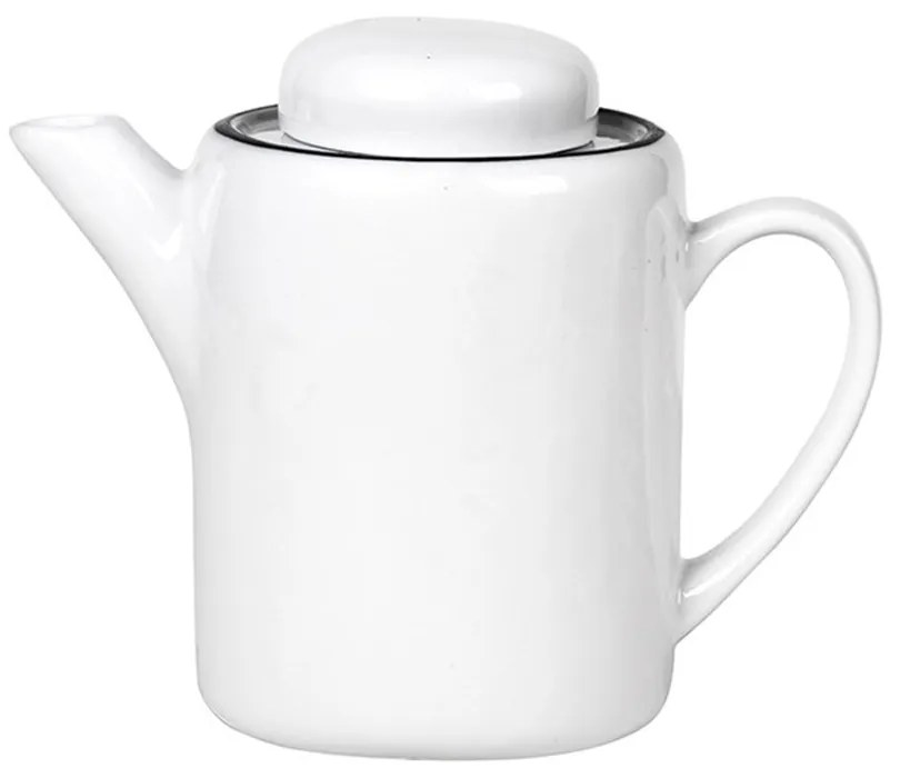 Konvice na čaj Broste SALT 1,3l bílá
