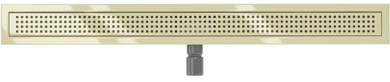 Mexen Flat M08 nerezový sprchový žľab 100 cm, zlatá, 1525100-15
