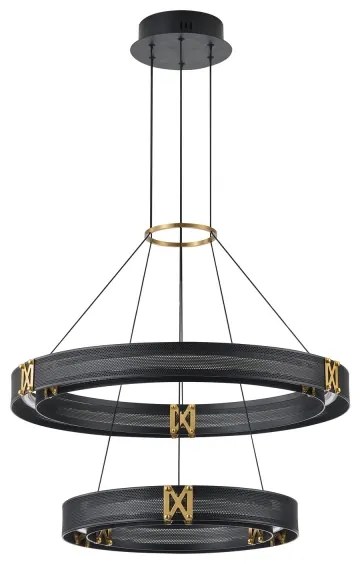 LED Luster na lanku LED/62W/230V 3000K 62x120 cm