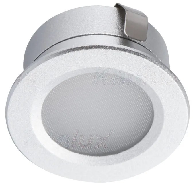 KANLUX Stropné bodové vstavané LED osvetlenie TINDER, 3cm, okrúhle, 1W, studená biela, IP65