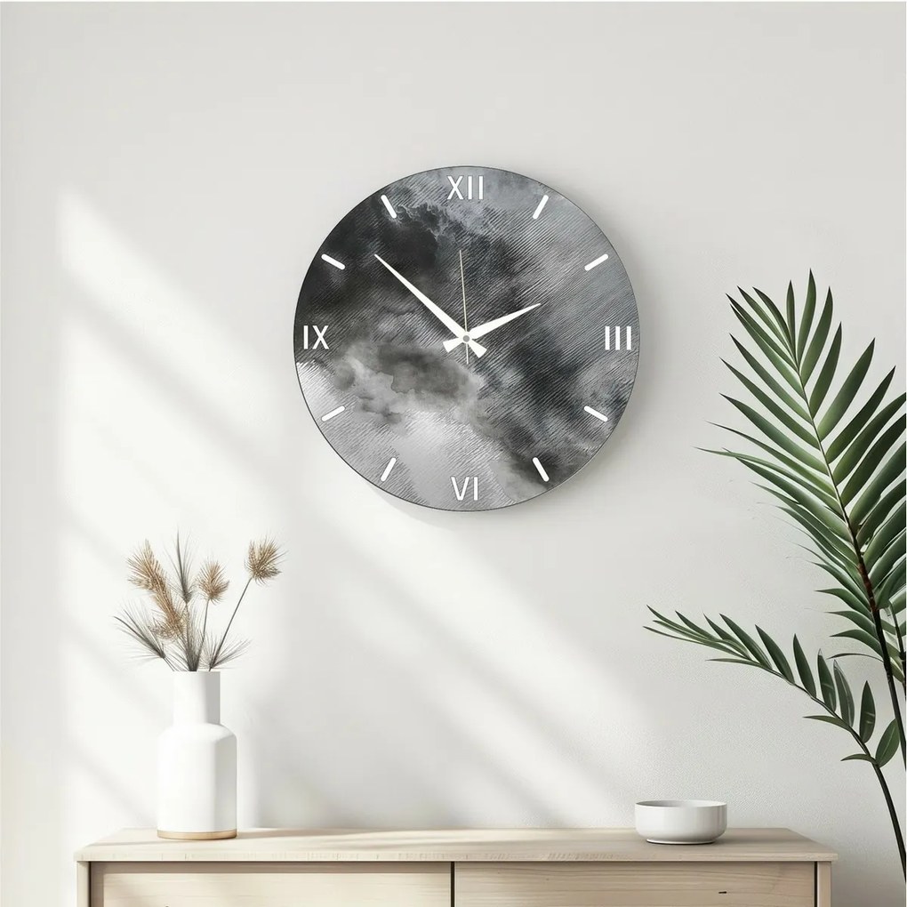 Nástenné hodiny Grey 349, 40 cm