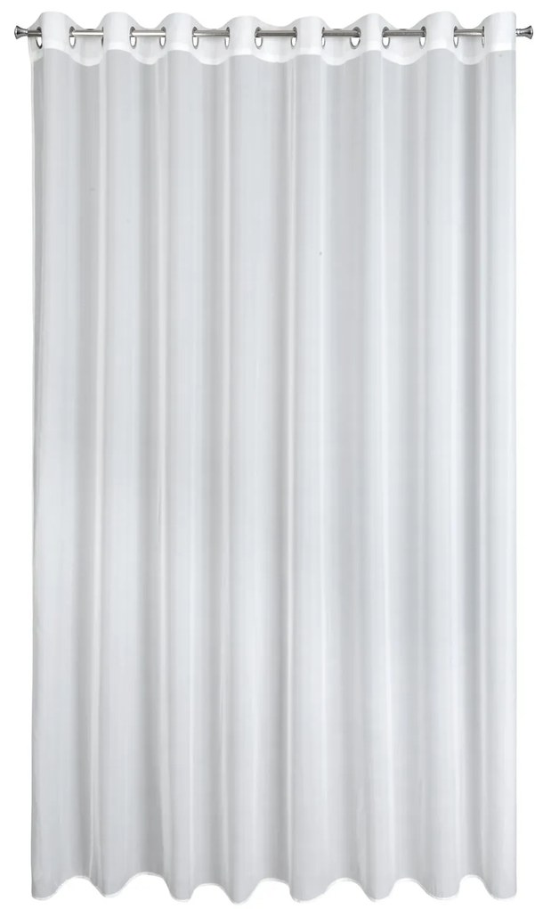 ZÁCLONA NA KRÚŽKOCH VENUS 300X250 CM BIELA