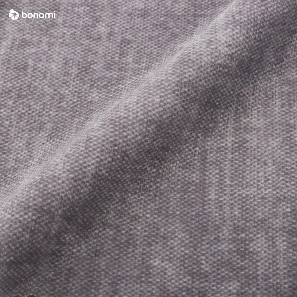 Svetlosivá čalúnená dvojlôžková posteľ s úložným priestorom s roštom 180x200 cm Jade – Bobochic Paris