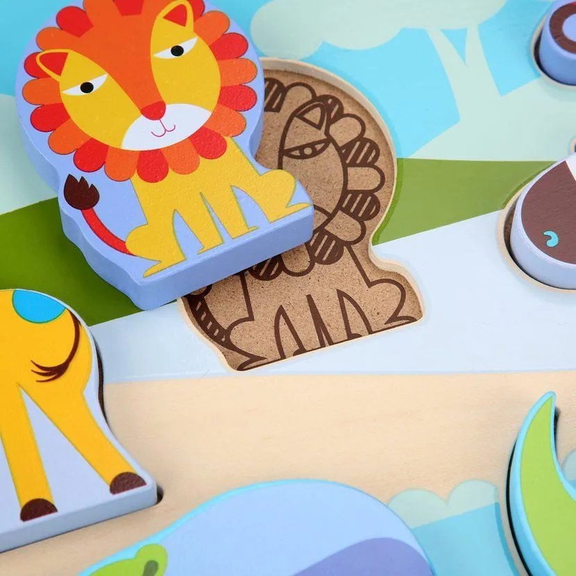 Lucy & Leo puzzle zvieratká zo safari LL224