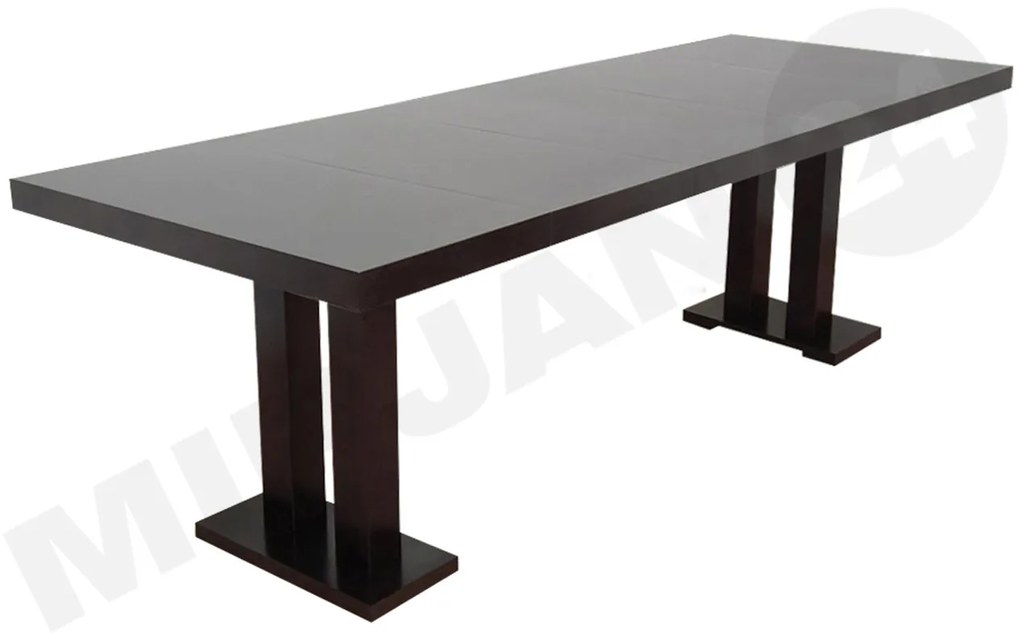 Rozkladací stôl A34, Morenie: wenge