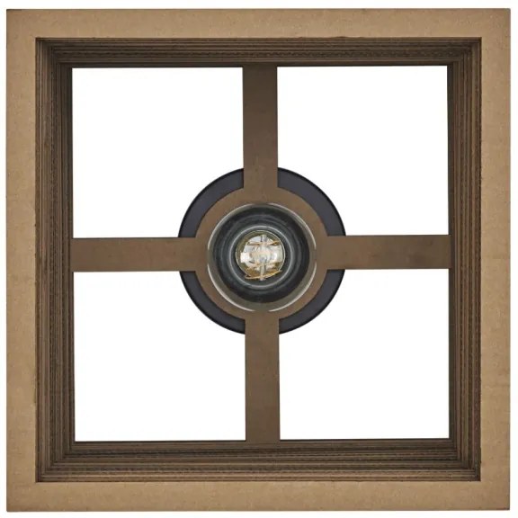 Ledvance - Stropné svietidlo DECOR CARDBOARD 1xE27/15W/230V 25x25 cm