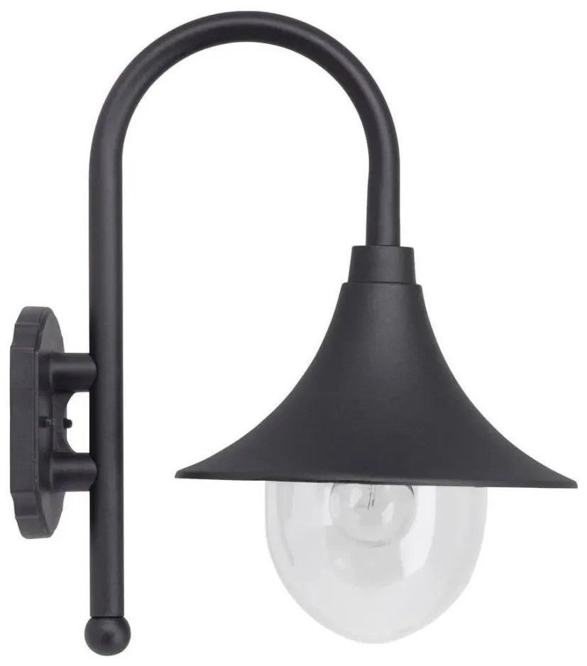 Brilliant - Vonkajšia nástenná lampa BERNA 1xE27/60W/230V IP44 čierna