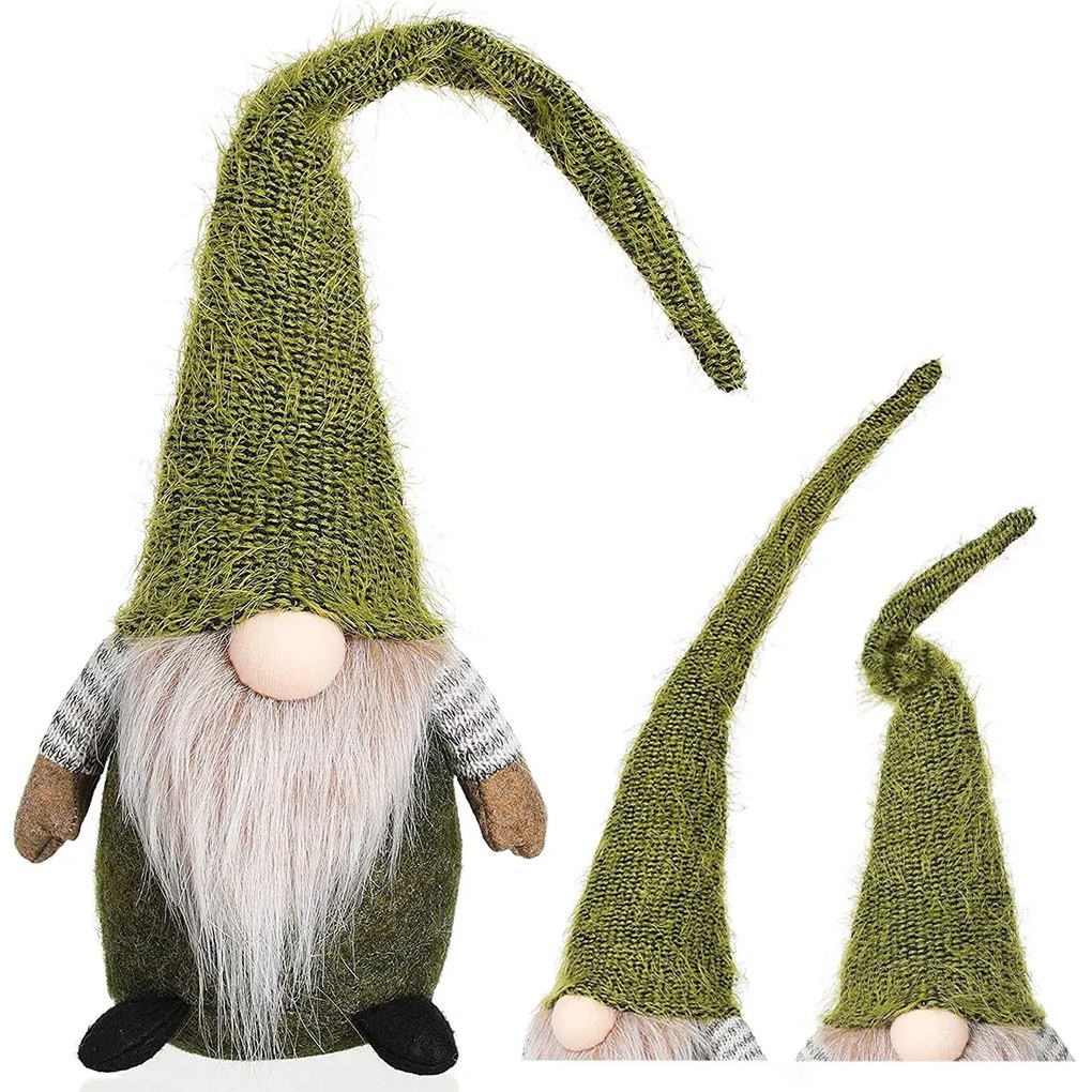 Vánoční skřítek ELF 029 - 50 cm zelený