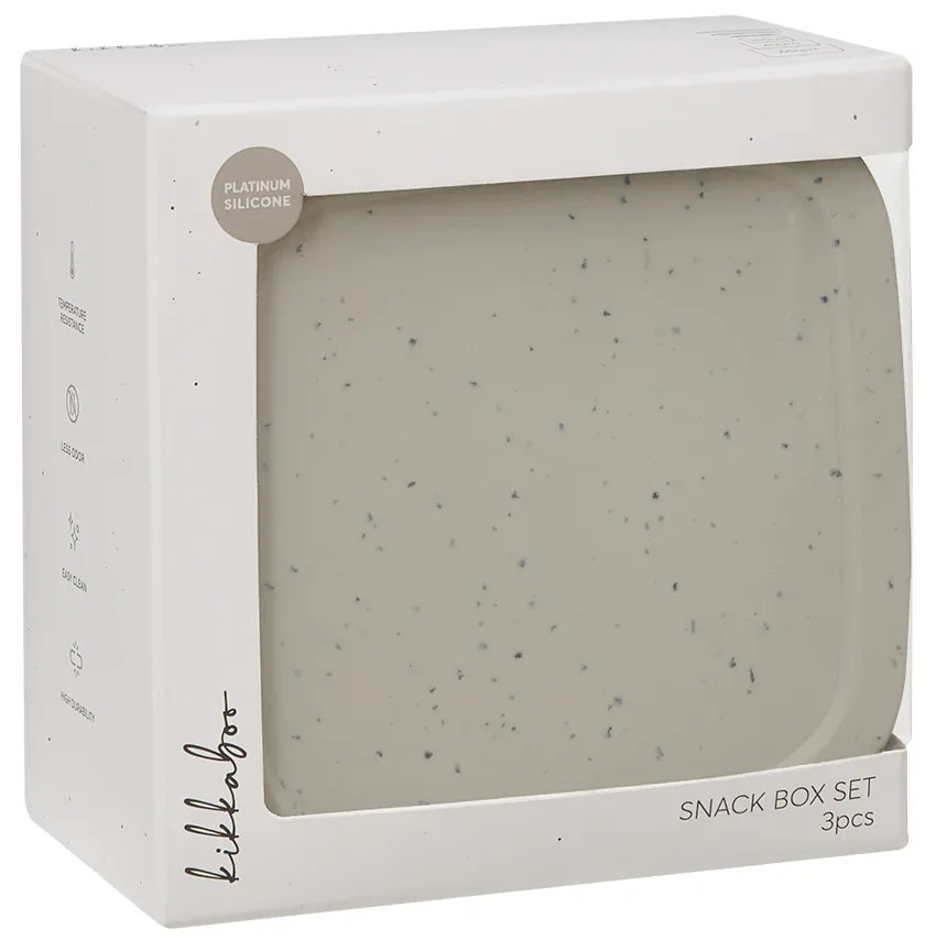 Sada boxov na desiatu 3 ks Platinum Silicone Sand