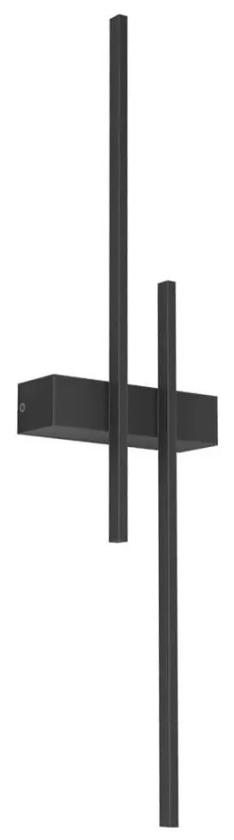 Redo 01-2747 - LED nástenné svietidlo TANGENT LED/13W/230V CRI 90 čierna