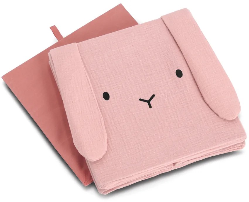 Zeller Present Úložné boxy na hračky, štvorcový tvar MUŠELÍN, ružová, 28x28x28