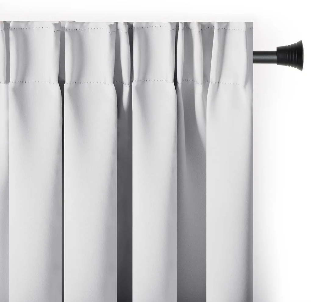 Záves AmeliaHome Blackout s multifunkčnou páskou 140x245 cm biely