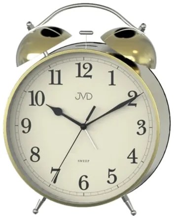 Extra veľký budík JVD SRP2107.2 s mechanickým zvonením, 28 cm