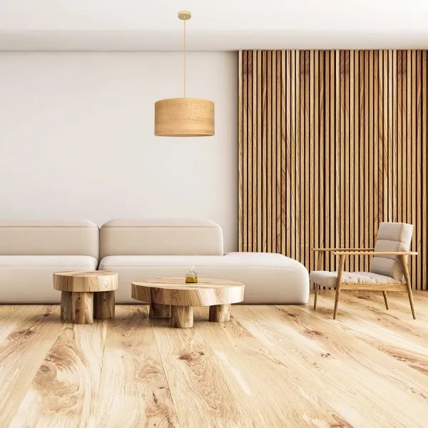 Luster na lanku ALBA 1xE27/15W/230V pr. 45 cm hnedá