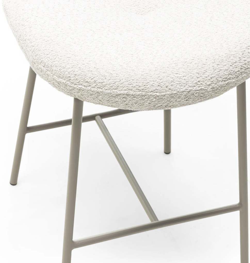 Čalouněná barová židle Fiori béžová