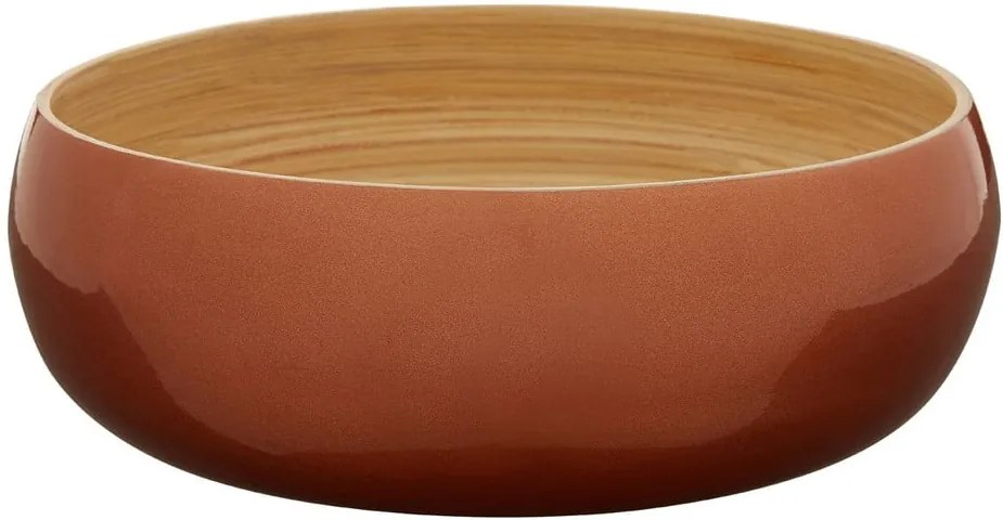 Bambusová miska vo farbe ružového zlata Premier Housowares, ⌀ 30 cm