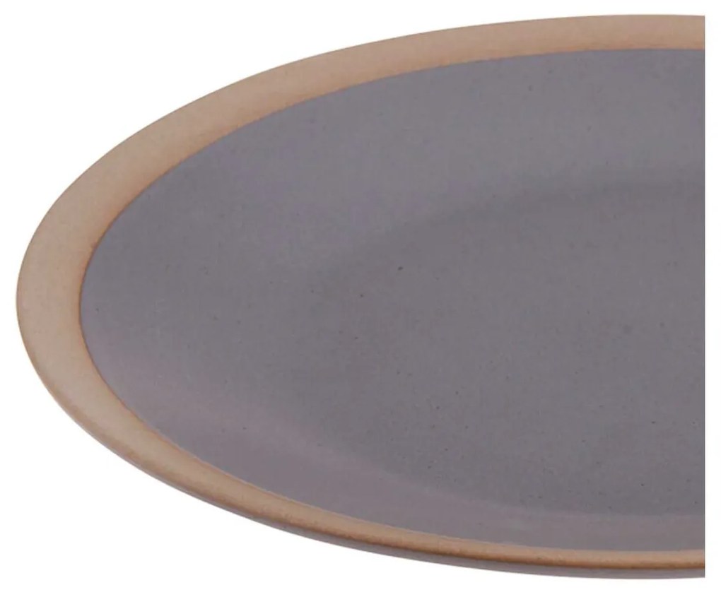 Kameninový dezertný tanier Clay, (fi) 18 cm, hnedý