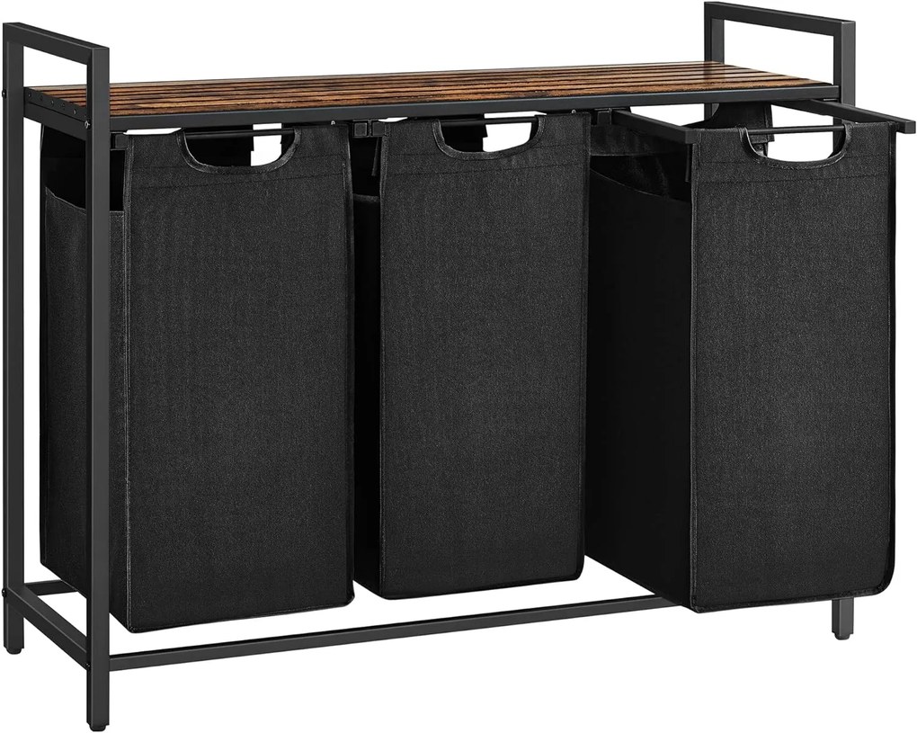 Kôš na bielizeň Vasagle File 114 l čierny