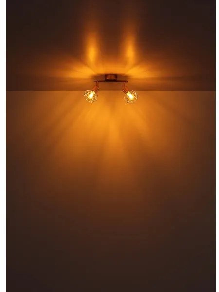 Globo 54802GB-2 - Bodové svietidlo XARA I 2xE14/40W/230V zlatá