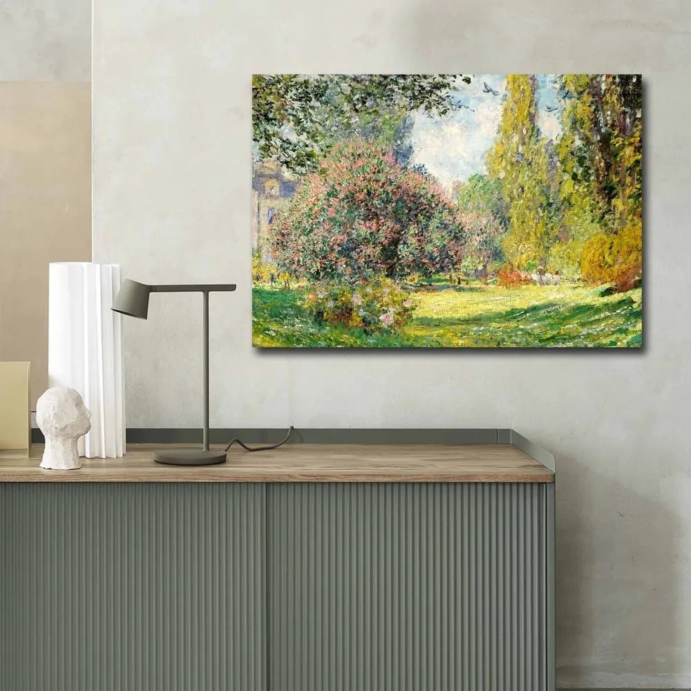 Nástenná reprodukcia na plátne Claude Monet, 100 × 70 cm