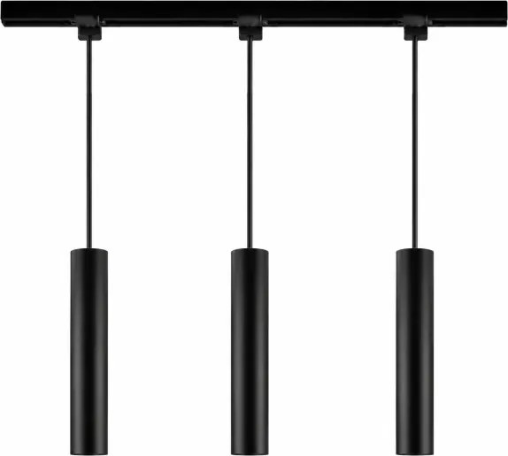 Philips-LED stmievateľný luster na lanku v lištovom systéme EASYLINK 3xGU10/6,2W/230V 1m čierna