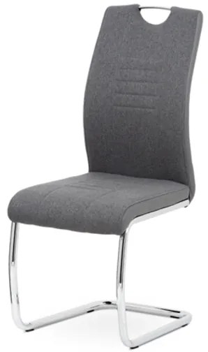 Jedálenská stolička Autronic 43x101 cm sivá látka DCL-405 GREY2