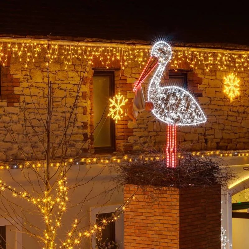 DECOLED LED hadica 50 m, červená, 1500 diód