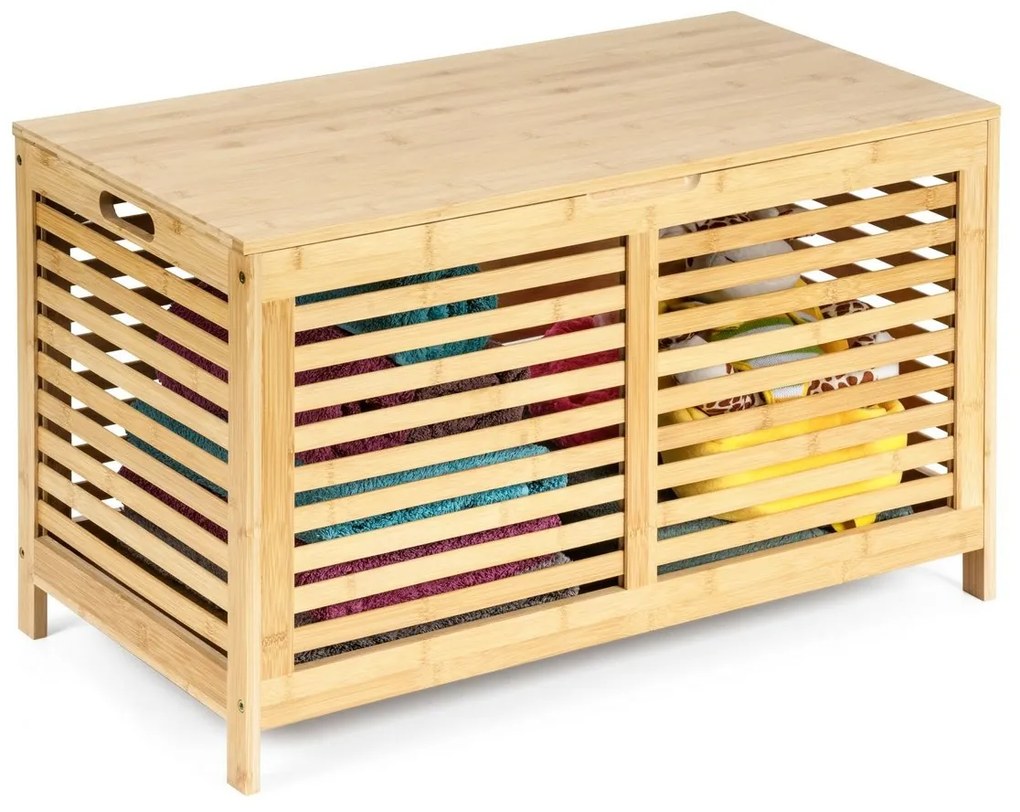 Úložný box G21 76 x 40 x 45 cm, bambusový