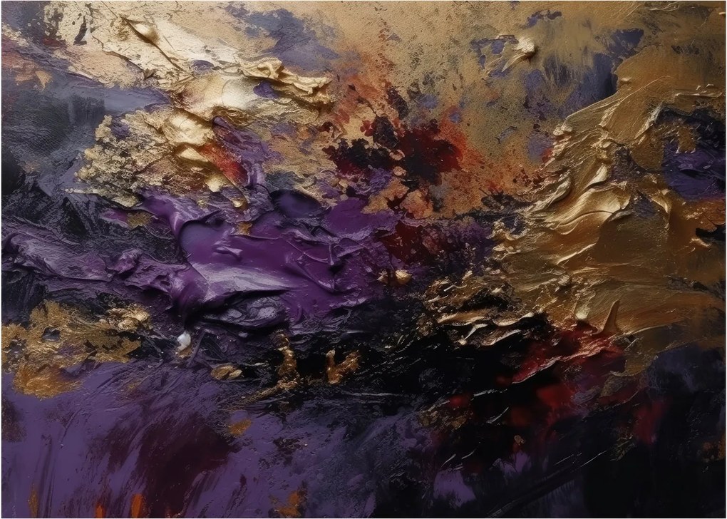 Sklenený obraz - Textúrovaná abstrakcia (70x50 cm)
