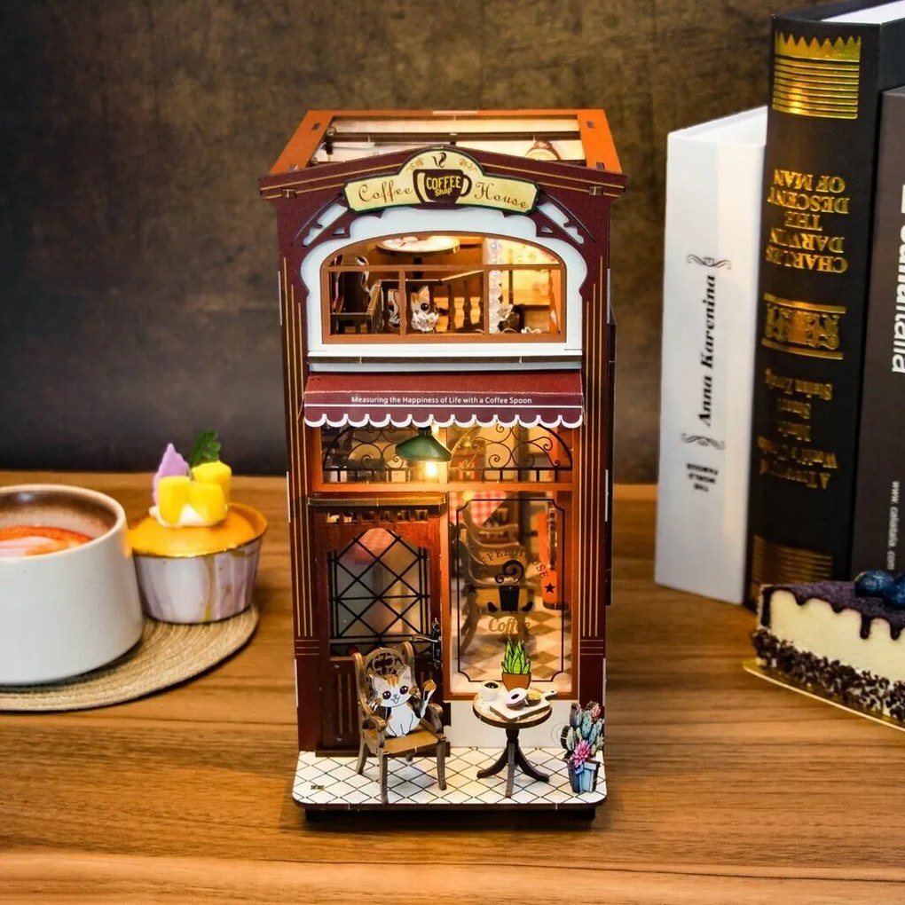2Kids Toys 3D skladačka Knižná podpera Café