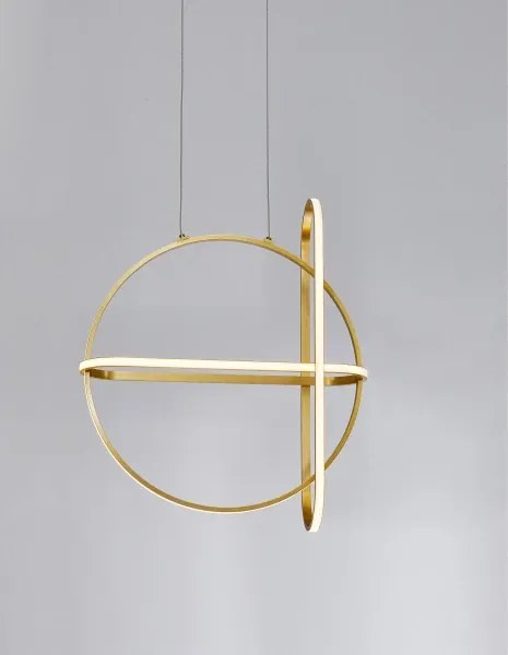LED luster Arte 52 zlaté