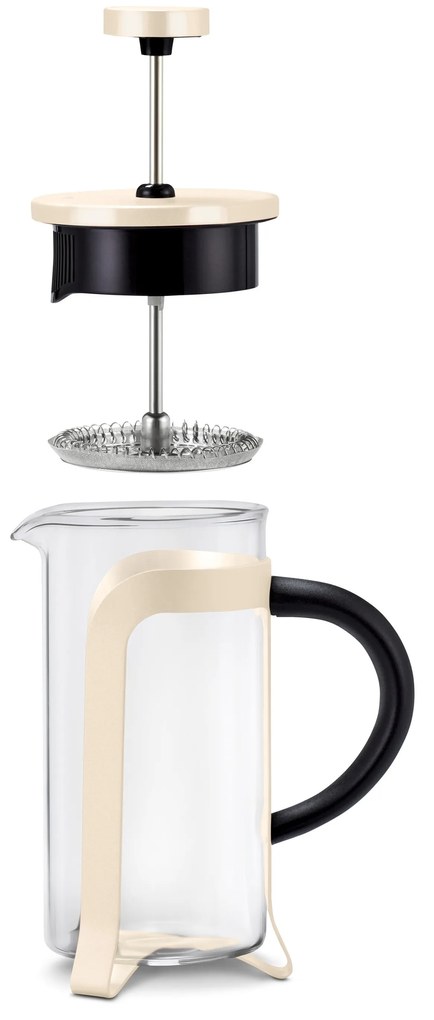 Kanvica french press 300 ml, 2 šálky, béžová