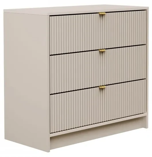 Komoda Razimo 3SZ, Farby: Biely velvet