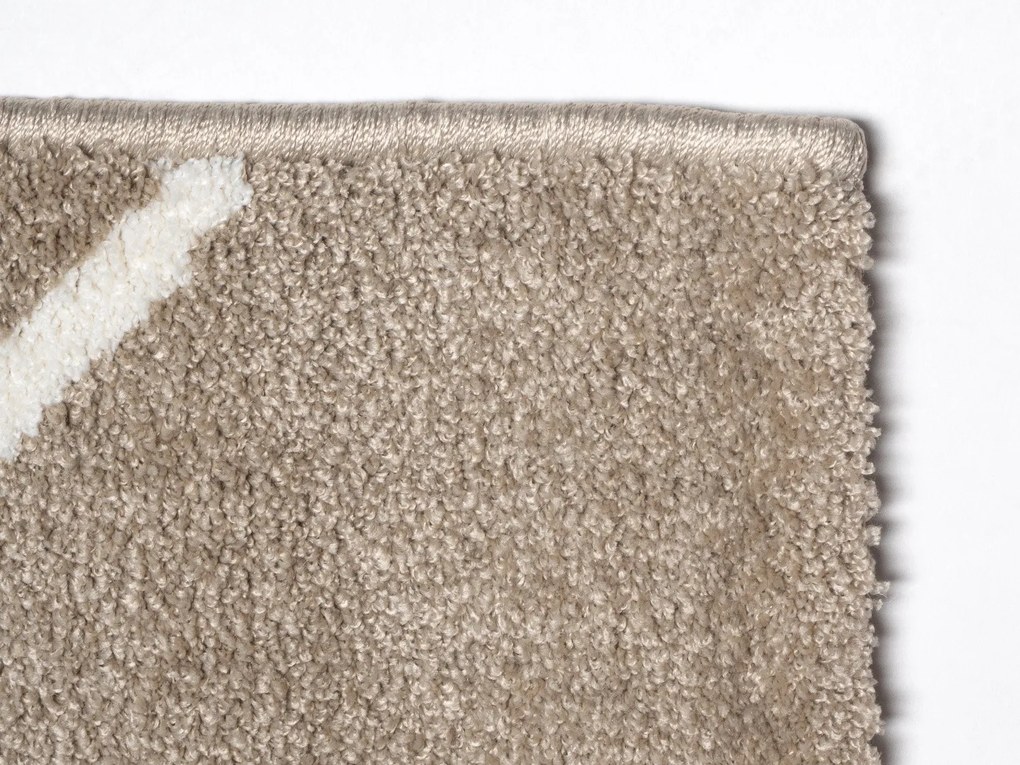 Spoltex, Kusový koberec Ambiance 681253-02 Beige, 120x170, béžová, kancelária