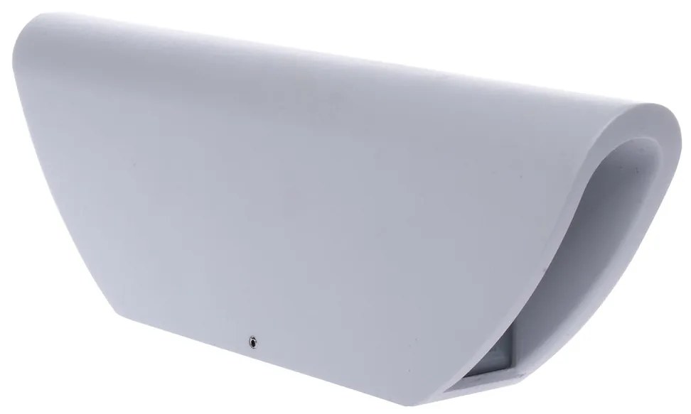 EUlight Exteriérové nástenné LED svietidlo Brick, 1x LED 6w, biela